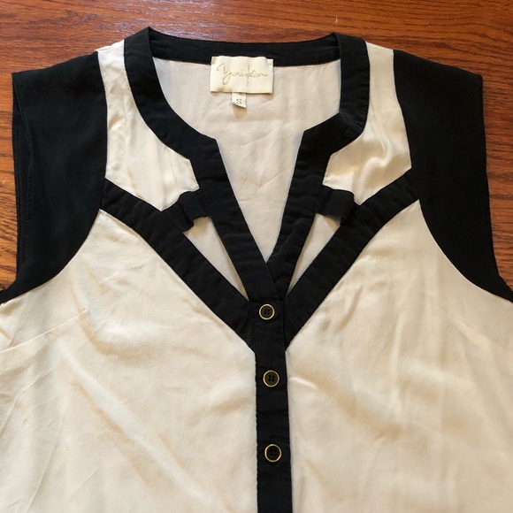 Yumi Kim Women’s White 100% Silk Top (Small) - Picture 2 of 8